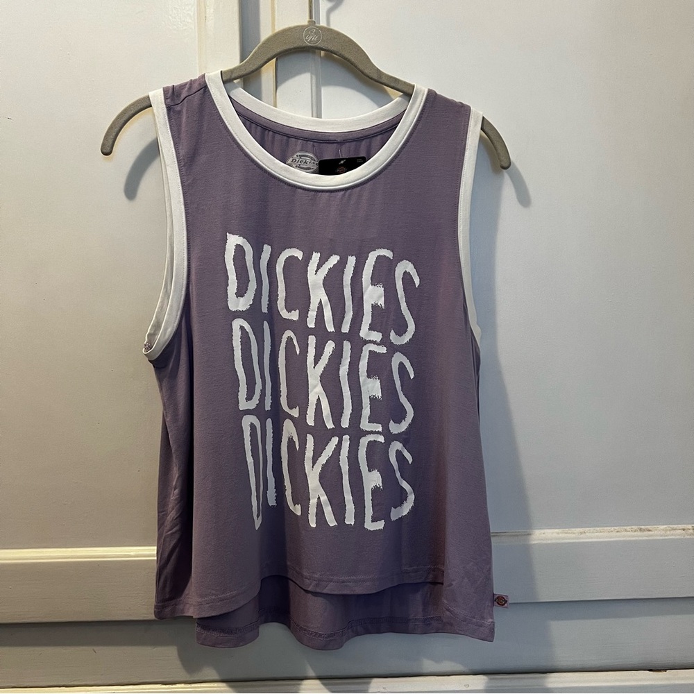 Dickies Purple Sleeveless Top XL